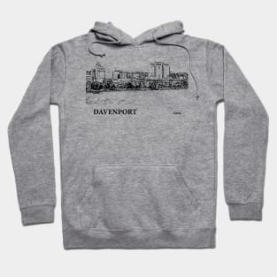 Davenport Iowa Hoodie